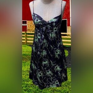 Anthropologie Beth Bowley 100% silk Gorgeous adjustable spaghetti straps dress